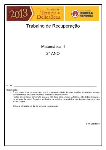MatemÃ¡tica II