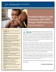 Prevention of Mother-to-Child Transmission of HIV (PMTCT ...