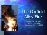 The Garfield Alloy Fire