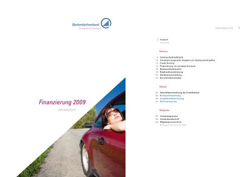 Finanzierung 2009 Bankenfachverband