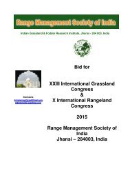 Bid for XXIII International Grassland Congress & X International ...