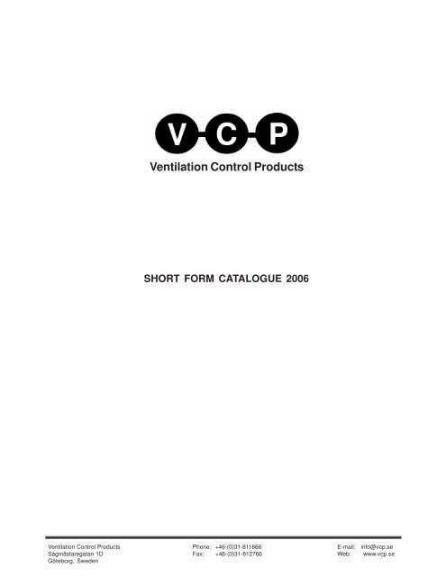 VCP Catalogue - Marktechnical.nl