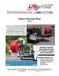 Power Pull-Out Reel - Option - US Jetting