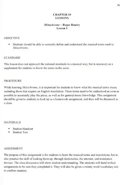 An Analytical and Educational Survey of Roger Boutry's Mtachrome