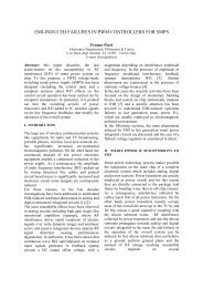 EMI-INDUCED FAILURES IN PWM CONTROLLERS FOR SMPS