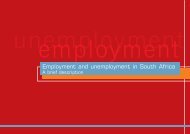 Employment and Unemployment in South Africa: A ... - Business Trust