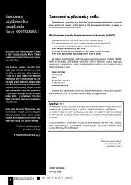 instrukcja instalacji i obsÃ…Â‚ugi kotÃ…Â‚a Pellets Fuzzy Logic - Polmark