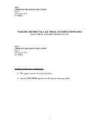 2012 nakuru district mock cre q paper 1.pdf - KCSE Online
