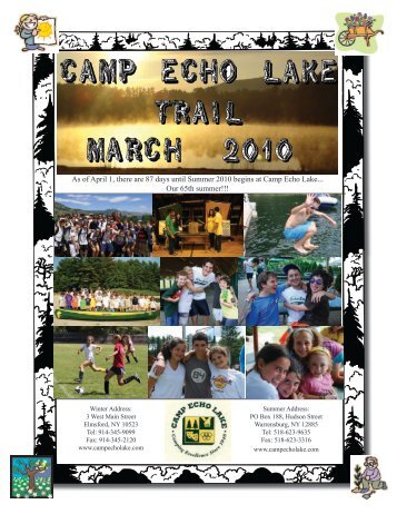 March 2010 - Camp Echo Lake