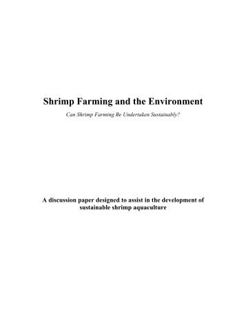 Shrimp Farming and the Environment - Library