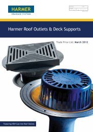 Harmer Roof Outlets & Deck Supports - NMBS