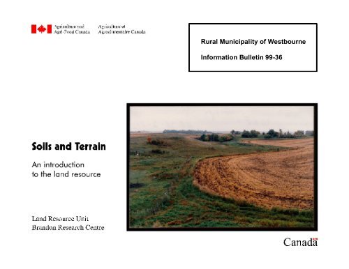 RM of Westbourne Bulletin 99-36 - Agriculture and Agri-Food Canada