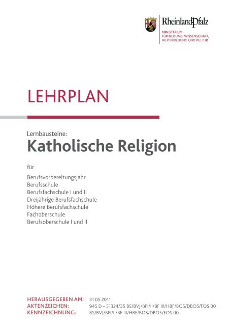 Katholische Religion - BBS-Server Rheinland-Pfalz