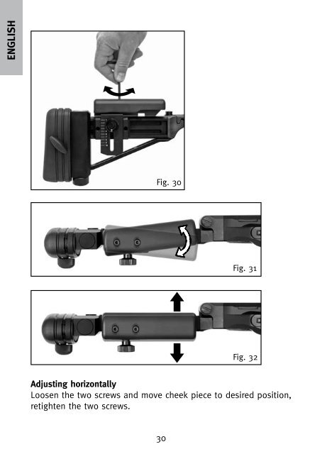 INSTRUCTIONS FOR USE BETRIEBSANLEITUNG - Steyr Mannlicher