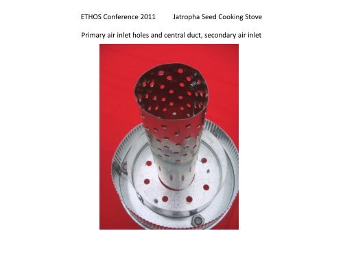 Jatropha Seed Cooking Stove: Development and Promotion