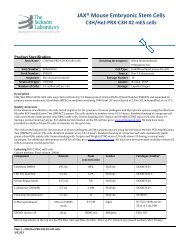 PRX-C3H #2 ES cells Product Spec Sheet v1 - JAX Mice and Services