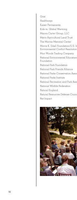 Golden Gate National Parks Conservancy - Presidio Trust
