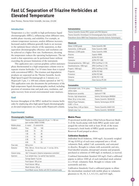 Thermo Scientific Hypercarb Columns