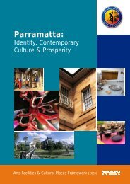 Arts Facilities & Cultural Places Framework (2005) - Parramatta City ...