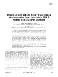 Integrated multi-echelon supply chain design with inventories under ...