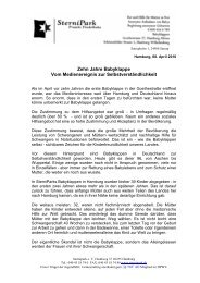 Pressetext Leila Moysich - SterniPark e.V.