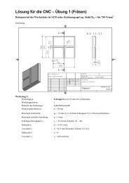 LÃƒÂ¶sung fÃƒÂ¼r die CNC Ã¢Â€Â“ ÃƒÂœbung 1 (FrÃƒÂ¤sen)