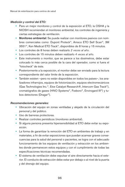 Manual de esterilizaciÃ³n para centros de salud. (2008) - PAHO/WHO