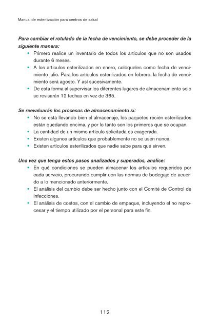 Manual de esterilizaciÃ³n para centros de salud. (2008) - PAHO/WHO