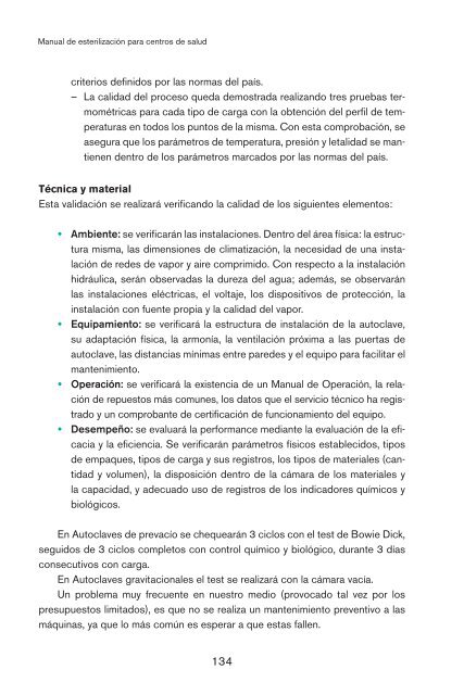 Manual de esterilizaciÃ³n para centros de salud. (2008) - PAHO/WHO