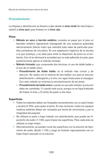 Manual de esterilizaciÃ³n para centros de salud. (2008) - PAHO/WHO