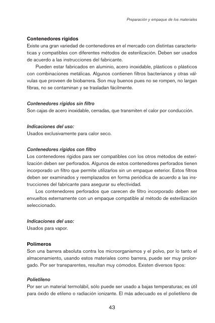 Manual de esterilizaciÃ³n para centros de salud. (2008) - PAHO/WHO