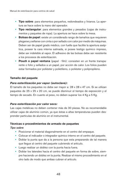 Manual de esterilizaciÃ³n para centros de salud. (2008) - PAHO/WHO