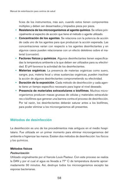 Manual de esterilizaciÃ³n para centros de salud. (2008) - PAHO/WHO