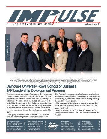 IMPulse Volume 4, Issue 3 - Summer 2013 - IMP Group