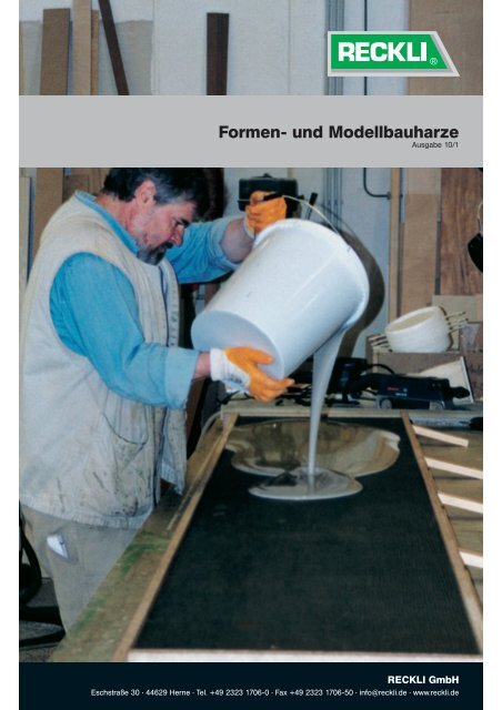 Formen- und Modellbauharze - RECKLI GmbH: Home