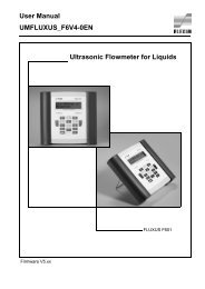 User Manual UMFLUXUS_F6V4-0EN Ultrasonic ... - Insatech