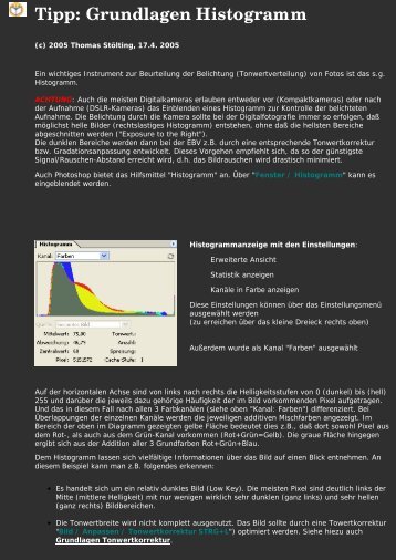 Tipp: Grundlagen Histogramm