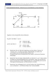 6. Tutorium 14.12.2005 Direkte Steifigkeitsmethode - Baustatik-Info ...