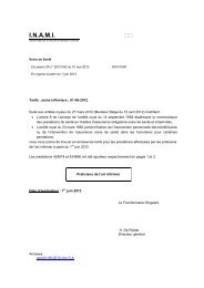 Tarifs des Praticiens de l'art infirmier â A partir du 01/06/2012 - Inami