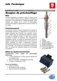 Bougies de prÃ©chauffage Info Technique - Auto-Tuto