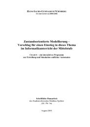 Zustandsorientierte Modellierung - Fachgebiet Didaktik der Informatik