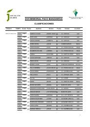 informe clasificaciones