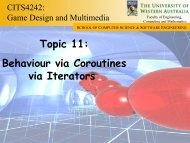 Topic 11: Behaviour via Coroutines via Iterators - Undergraduate