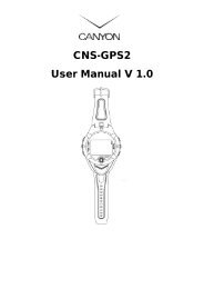 CNS-GPS2 User Manual V 1.0 - Canyon