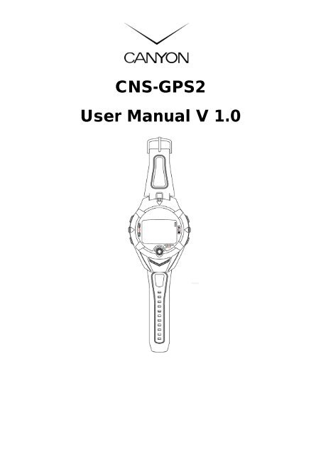 CNS-GPS2 User Manual V 1.0 - Canyon