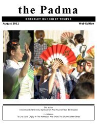 BERKELEY BUDDHIST TEMPLE August 2011 Web Edition