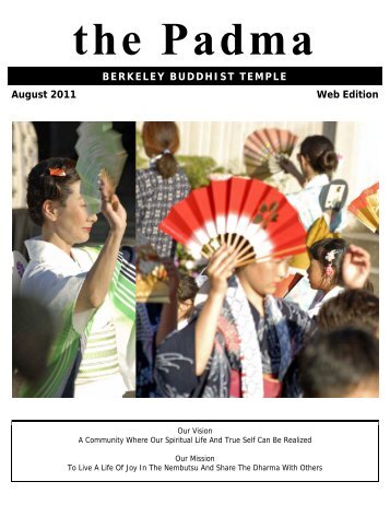 BERKELEY BUDDHIST TEMPLE August 2011 Web Edition