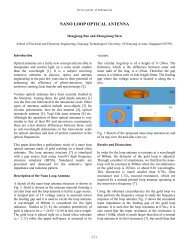 NANO LOOP OPTICAL ANTENNA - World Journal of Engineering