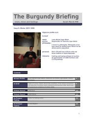 DOMAINE JEAN-CLAUDE BESSIN * - Burgundy Briefing