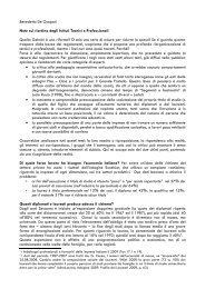 Traccia di analisi riflessione sulla riforma Gelmini: - CUB Piemonte